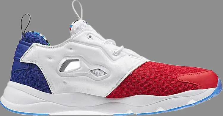 

Кроссовки furylite bf 'white scarlet' Reebok, белый