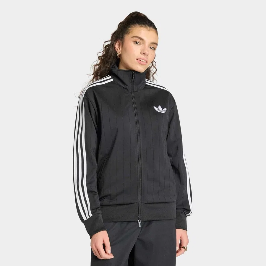 Женская куртка Pinstripe Firebird adidas, Черный