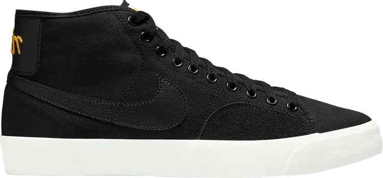 

Кроссовки Nike Blazer Court Mid Premium SB 'Black', черный