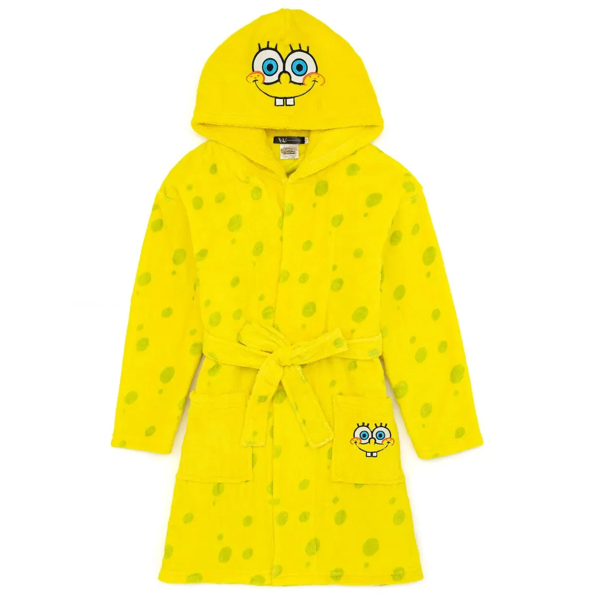 Детский халат с капюшоном Spongebob Squarepants, Yellow