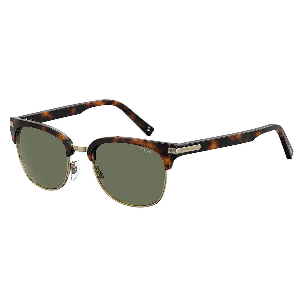 

Солнцезащитные очки Polaroid PLD 2076/S 086 UC Unisex Rectangle, цвет havana/gold