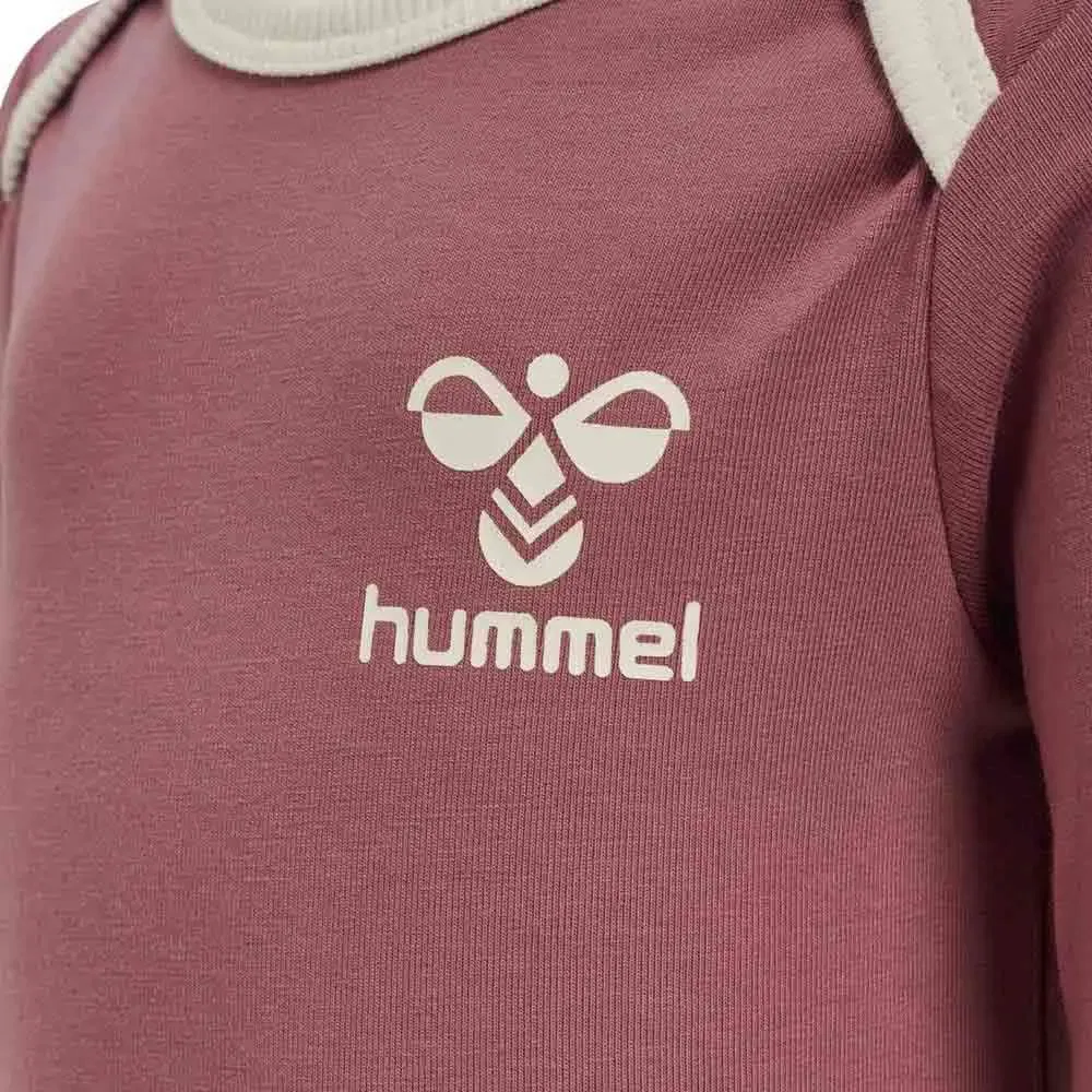 Боди с длинным рукавом Maule Hummel, розовый — фото 4