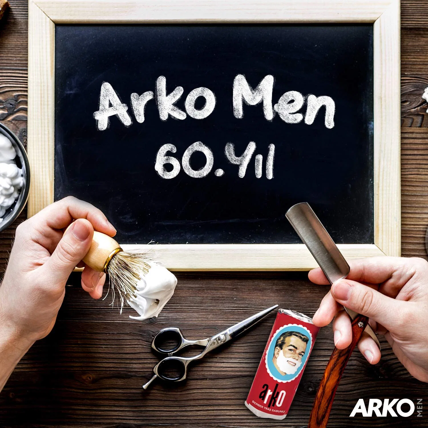 Мыльный стик для бритья Arko Men, 75 г, Classic — фото 4