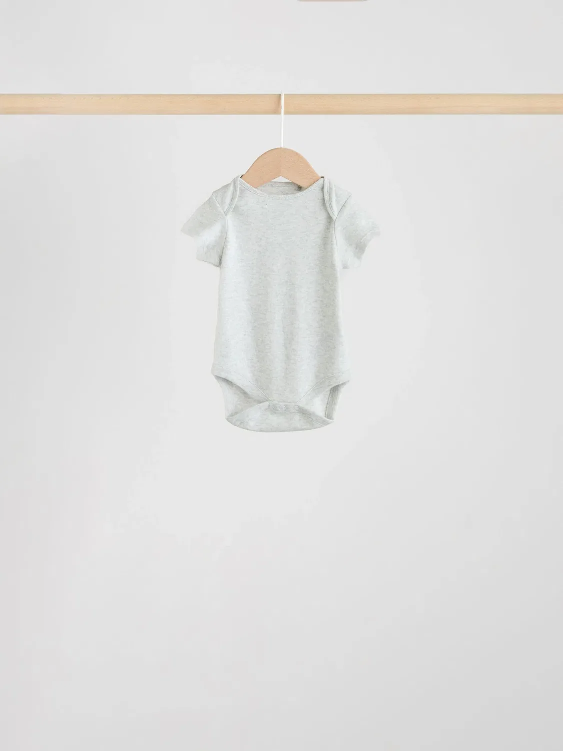 Боди с коротким рукавом Neutral Baby Essential, 5 шт Next, нейтральный — фото 3