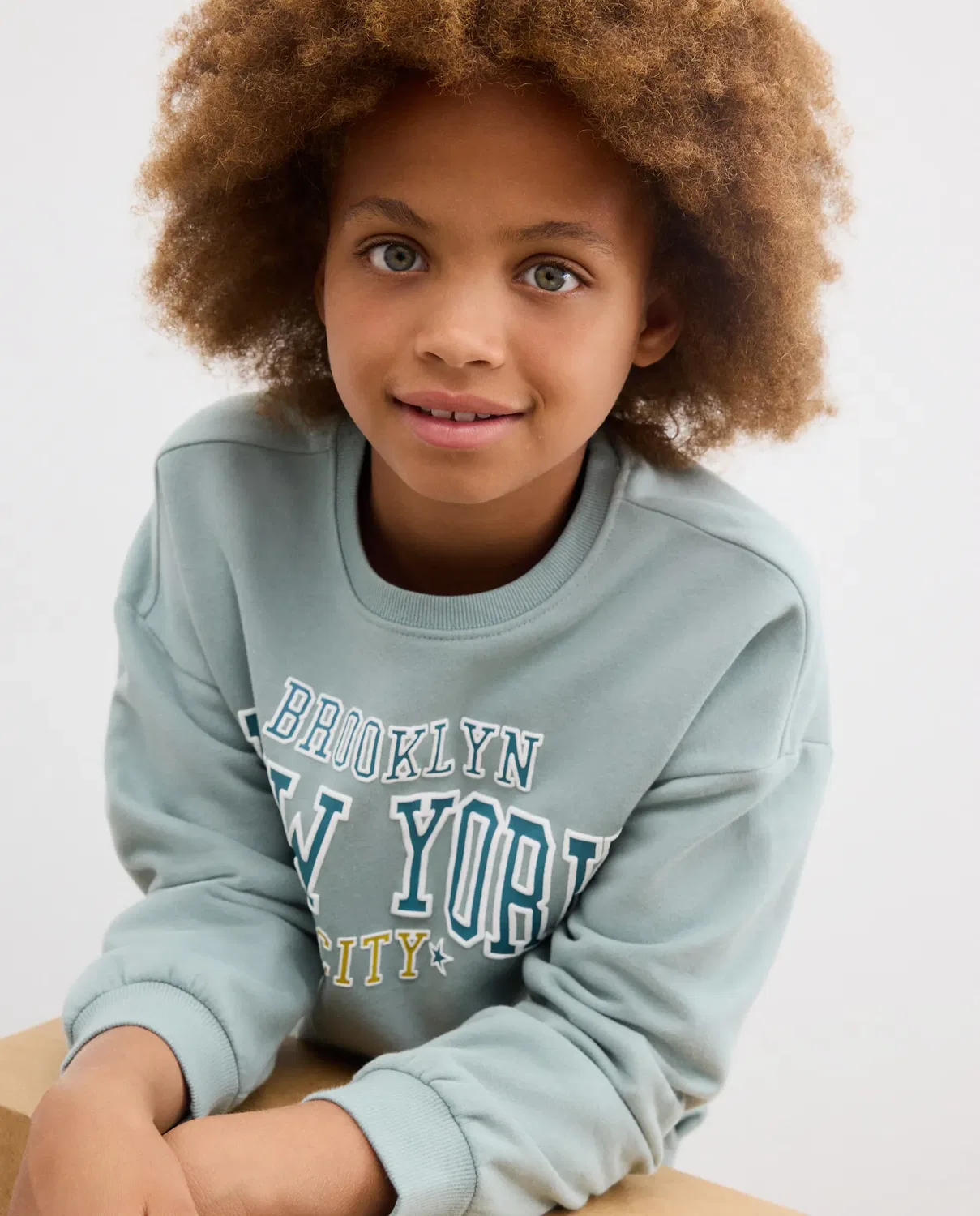 Детский комплект для девочки из футера с принтом Kids El Corte Inglés, Verde