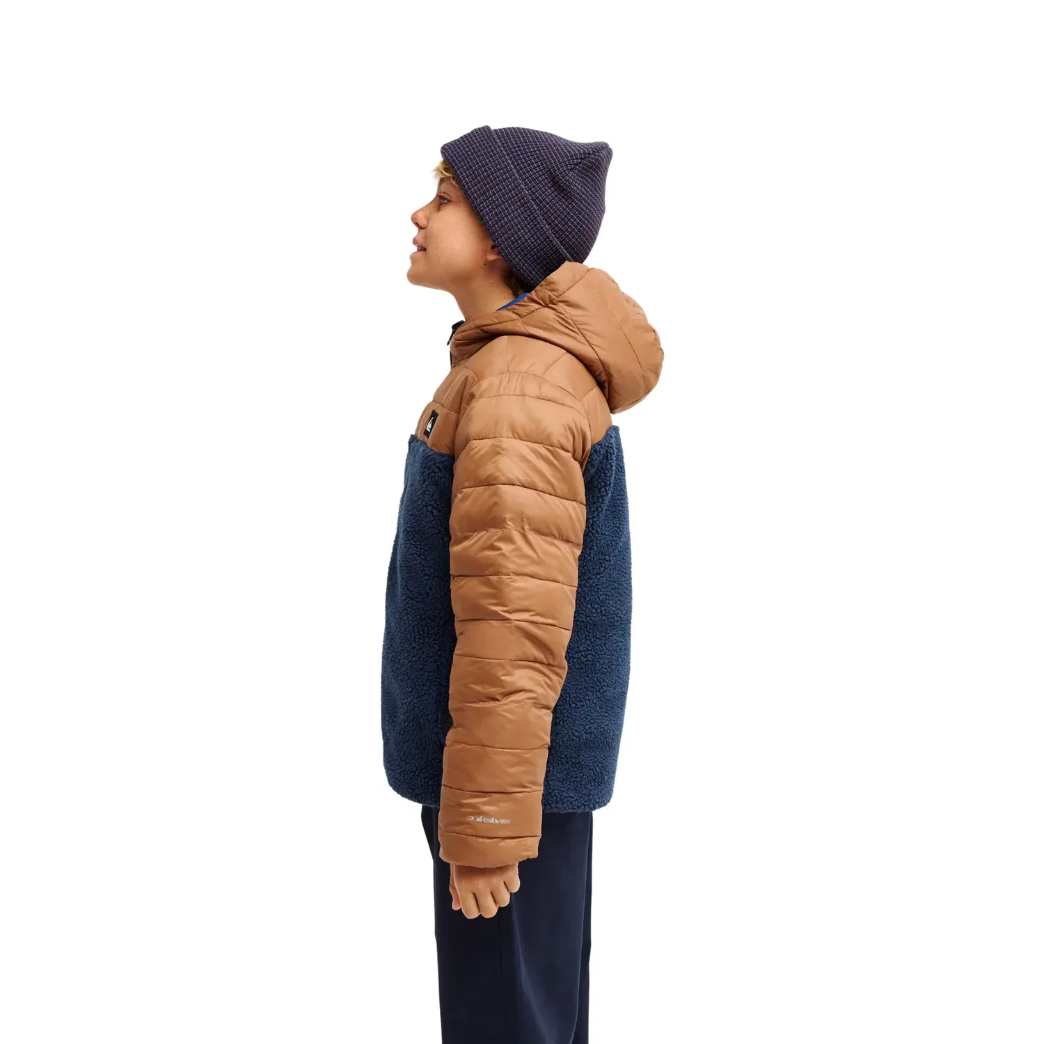 Детская куртка для мальчиков с утеплителем Scaly Reversible Quiksilver, Marrón — фото 4