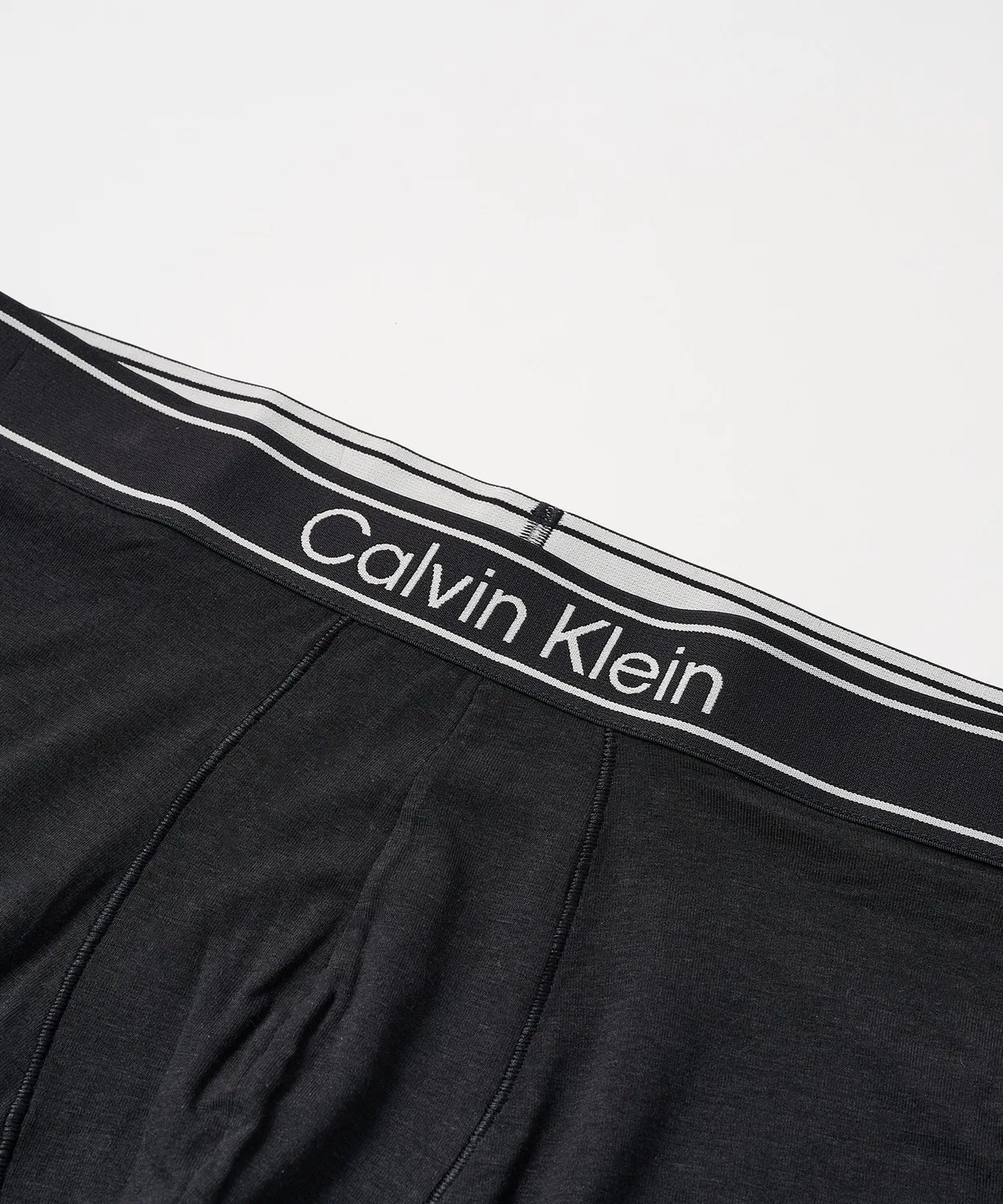 Мужские боксеры-слипы с принтом Calvin Klein, Черный — фото 4