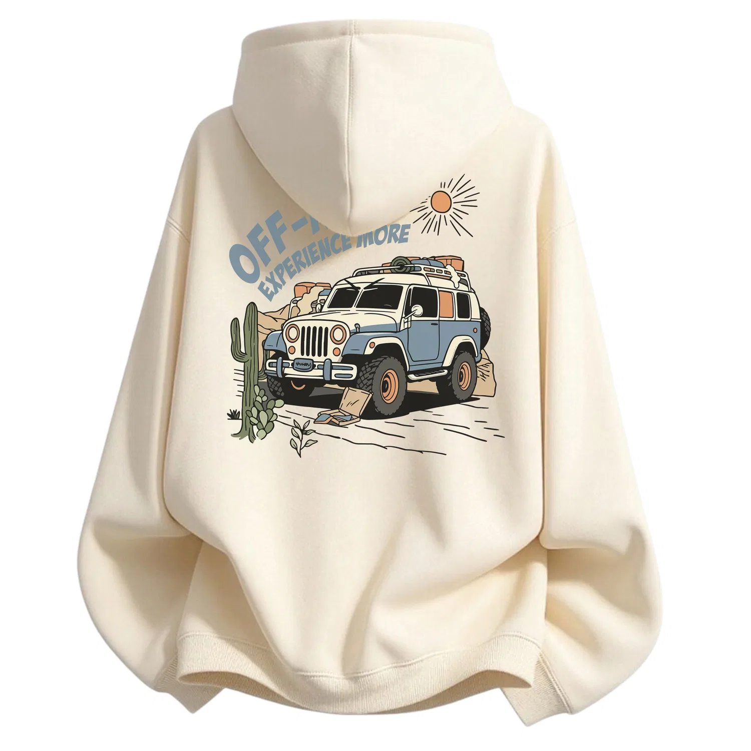 Детский худи с капюшоном прямого кроя Jeep, Lemon