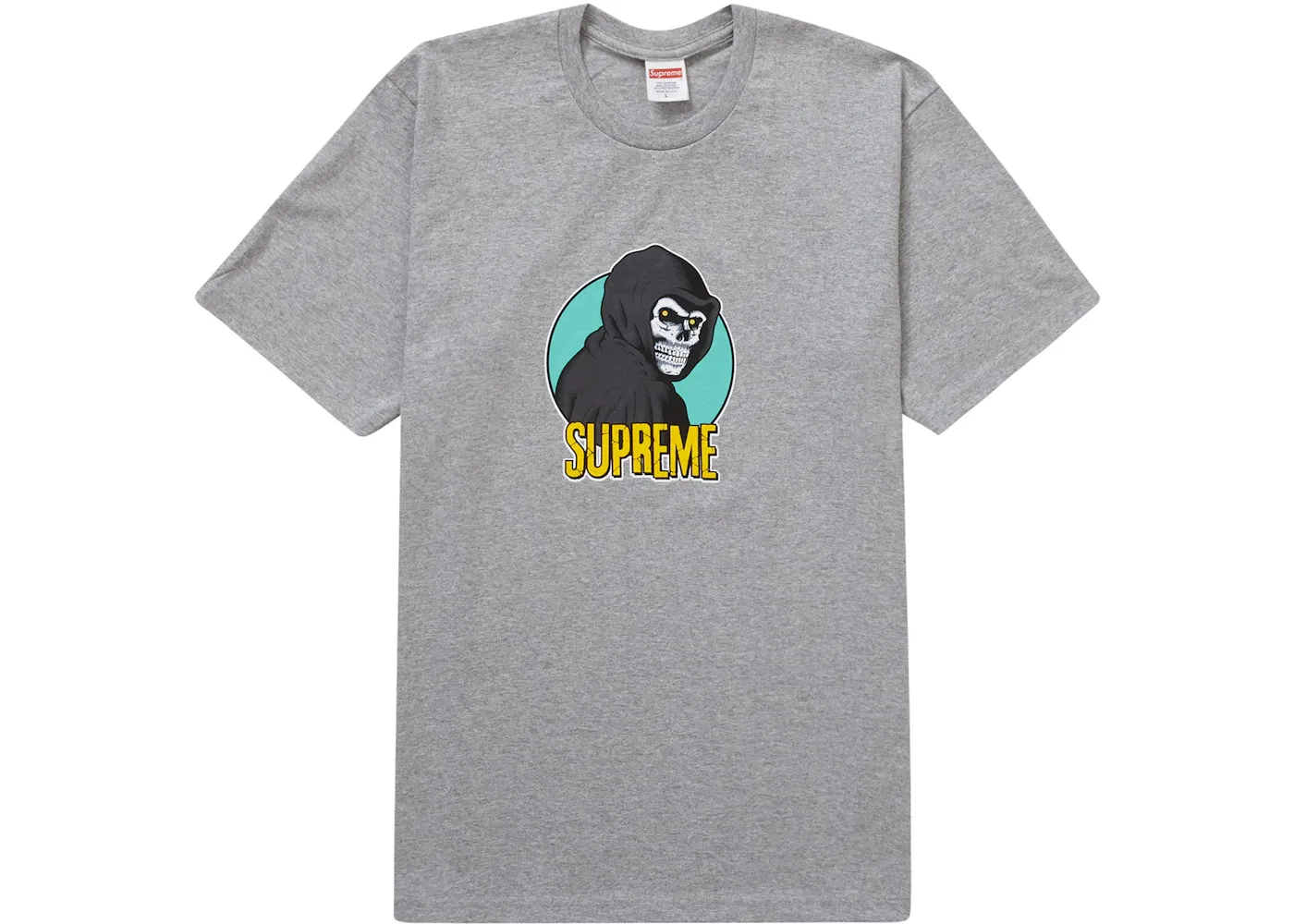Мужская футболка с принтом Supreme Tee (SS23), Heather Grey