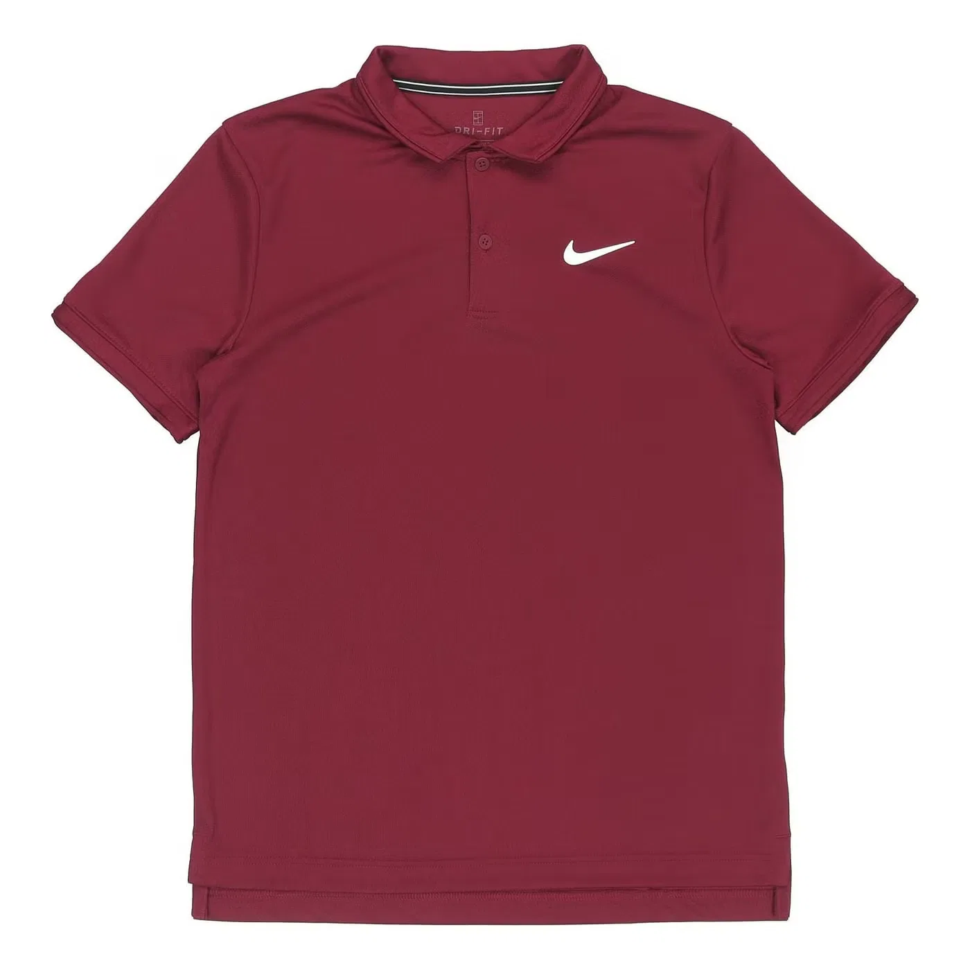 Поло спортивное с коротким рукавом Nike CW6851-638, винный красный
