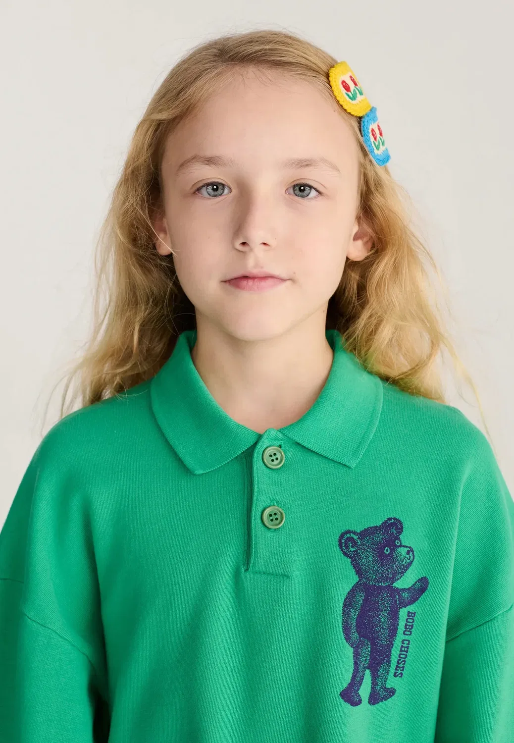 Мягкое лапчатое чудовище - спортивное платье Bobo Choses, Green — фото 3