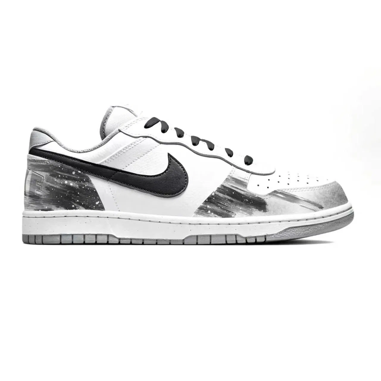 Скетборд-кроссовки с принтом Детские Nike Dunk Low Top, Dark Realm Iridescent — фото 4
