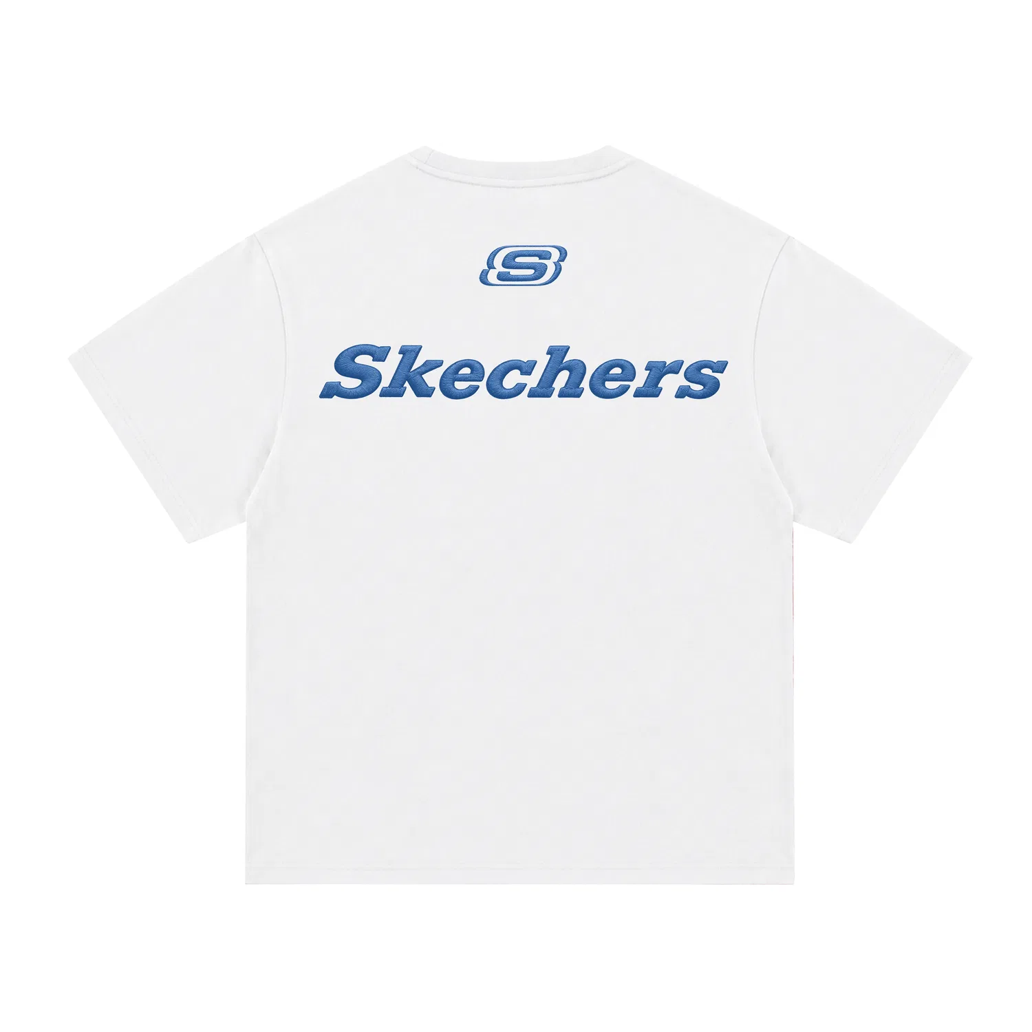 Детская футболка с круглым вырезом Bright White-Red Embroidery Skechers — фото 3