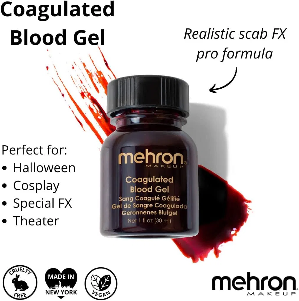 Гель для имитации крови Mehron Blood Gel 151 красный — фото 2