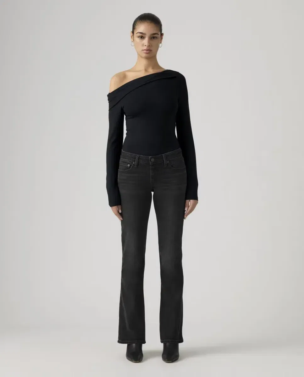 Женские джинсы-клеш с заниженной талией Low Slim Boot Levi's, Gris Oscuro