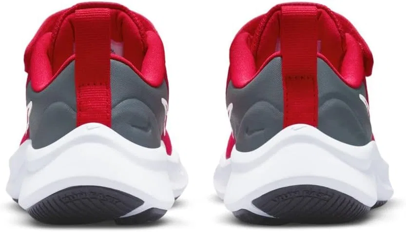 Детские кроссовки для мальчиков с принтом Star Runner 3 PS Nike, White/Red — фото 2