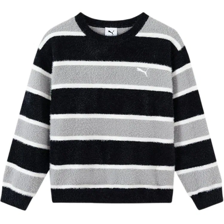 Детский свитшот с принтом PUMA, Black Gray Tone