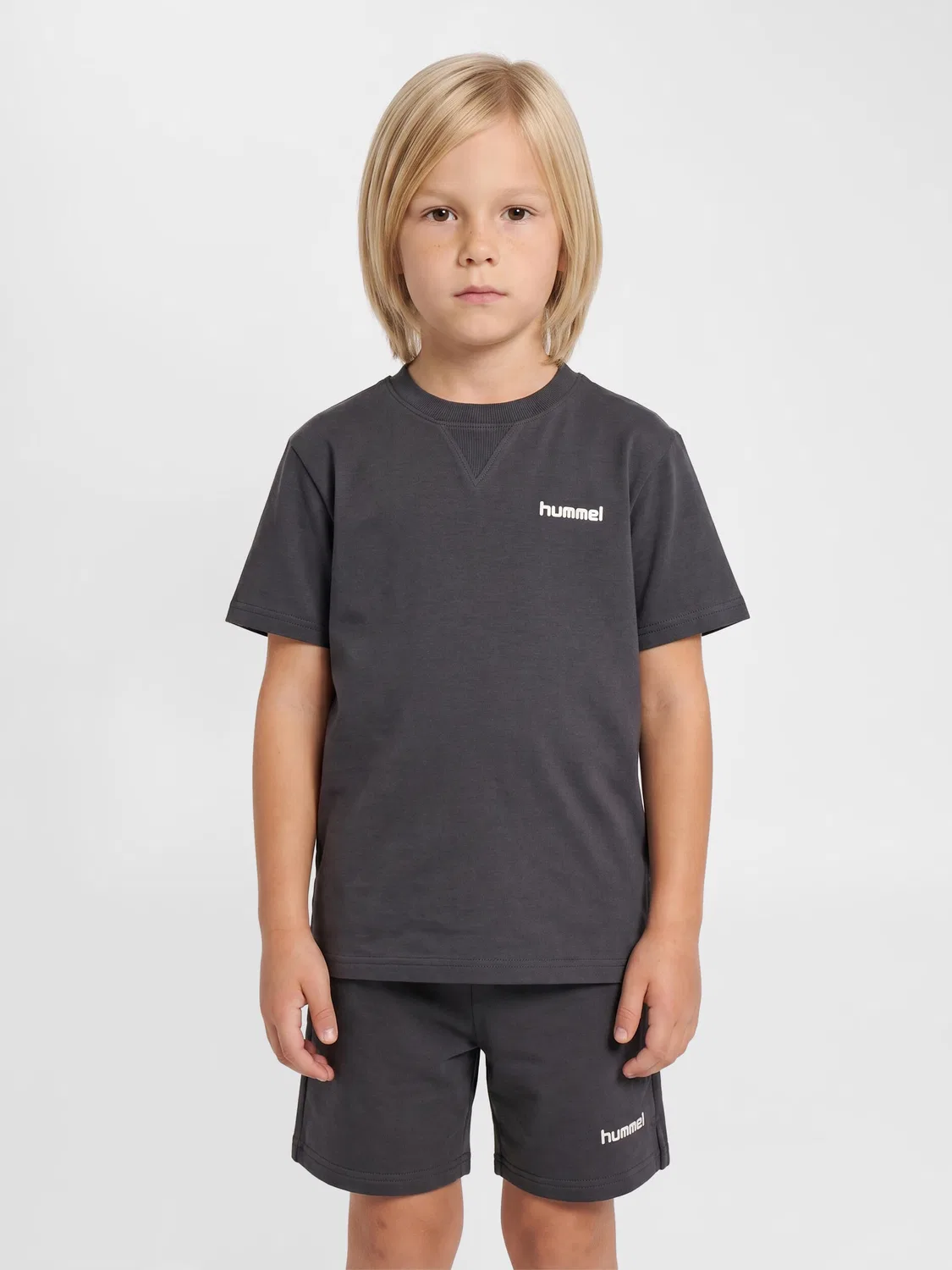 Детская футболка с коротким рукавом Hummel, Цвет: Schwarz / Braun