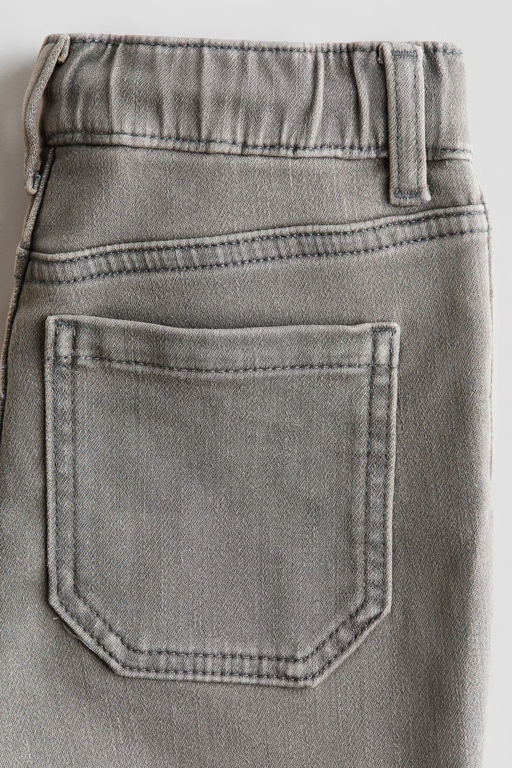 Джинсовые спортивные штаны из хлопка H&M, Helles Denimgrau — фото 4