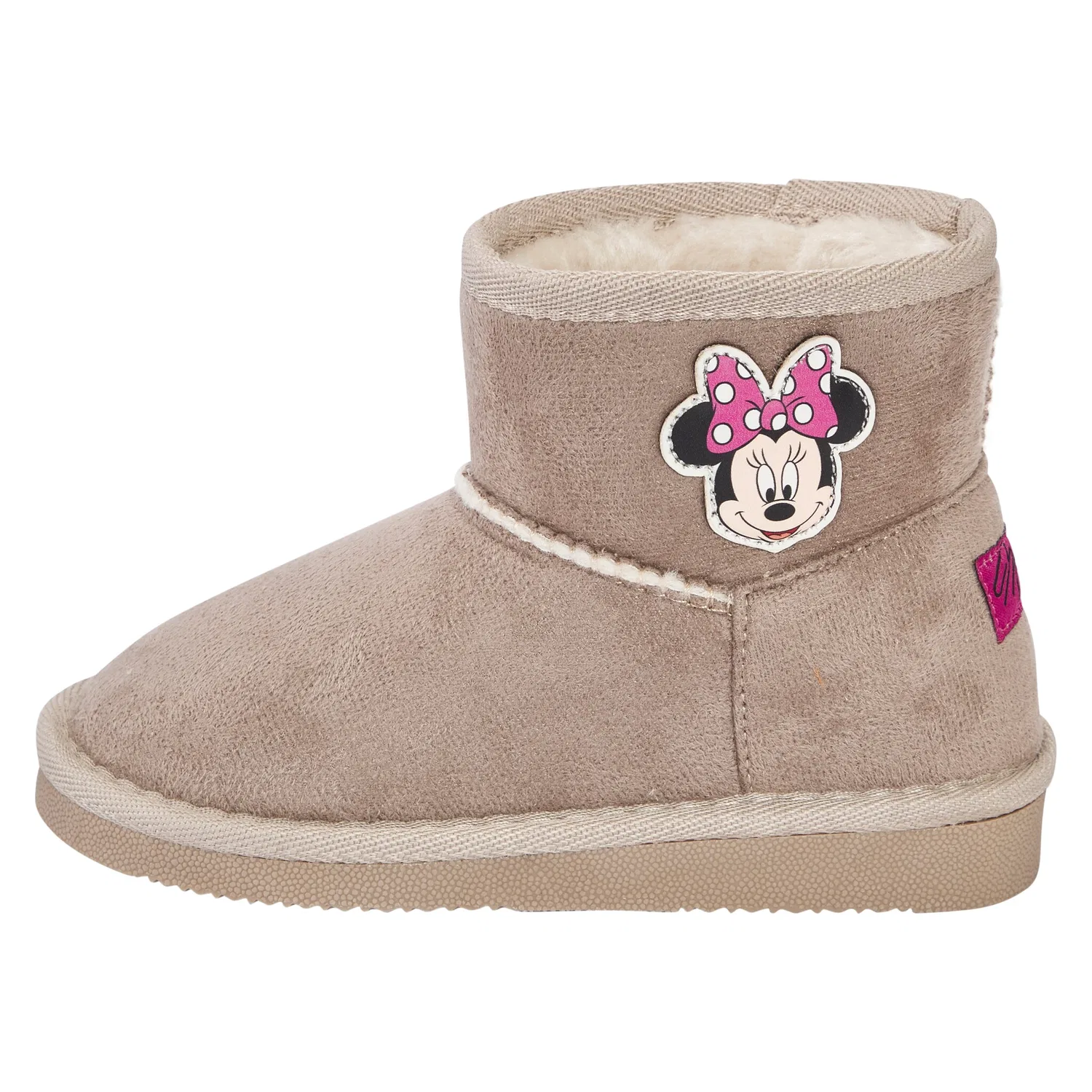 Детские зимние сапоги-слипоны с утеплителем Disney Minnie, Taupe — фото 2