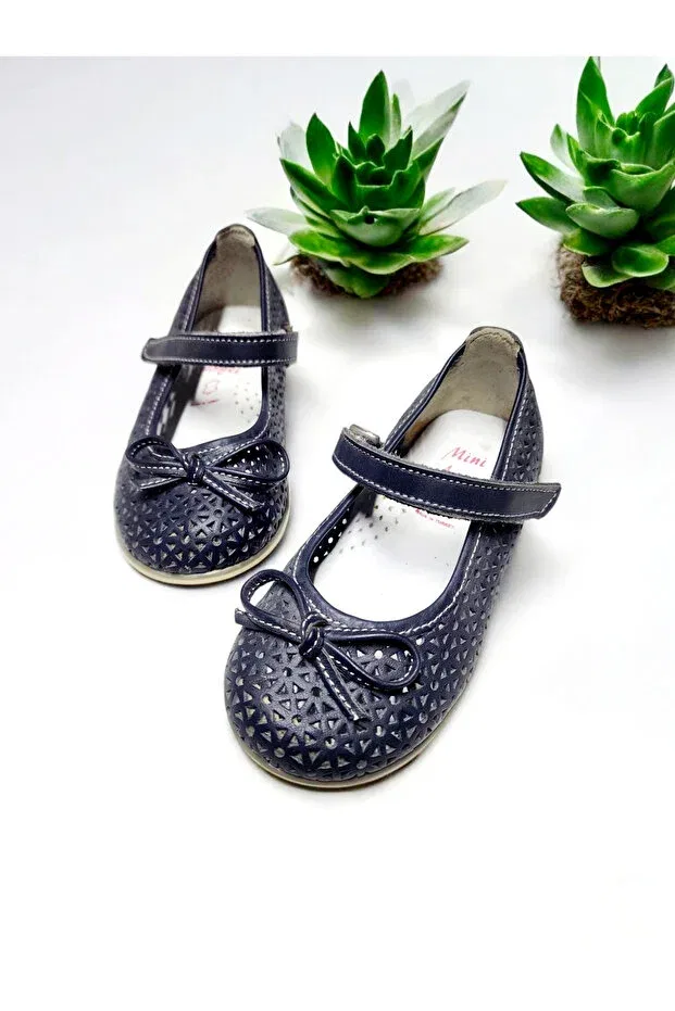 Детские балетки для девочек ортопедические Gokcekundura06, Dark Blue — фото 3