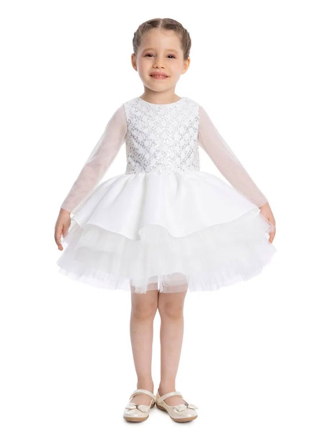 Платье детское Lovely Via Bambino, белый