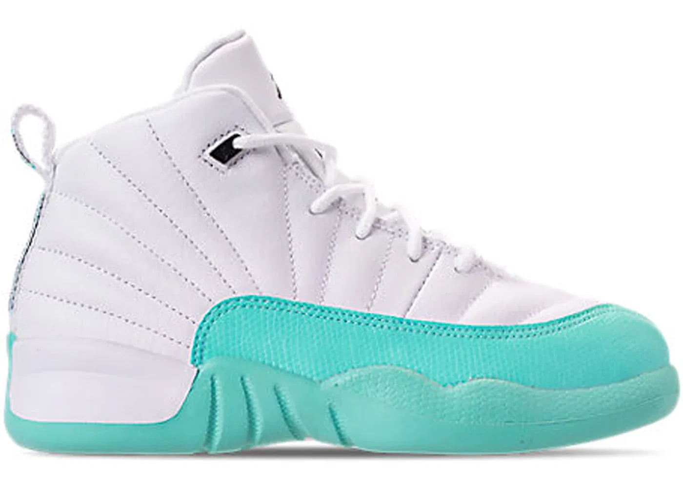 Детские кроссовки Lifestyle Jordan 12 Retro Jordan, White/Black-Light Aqua