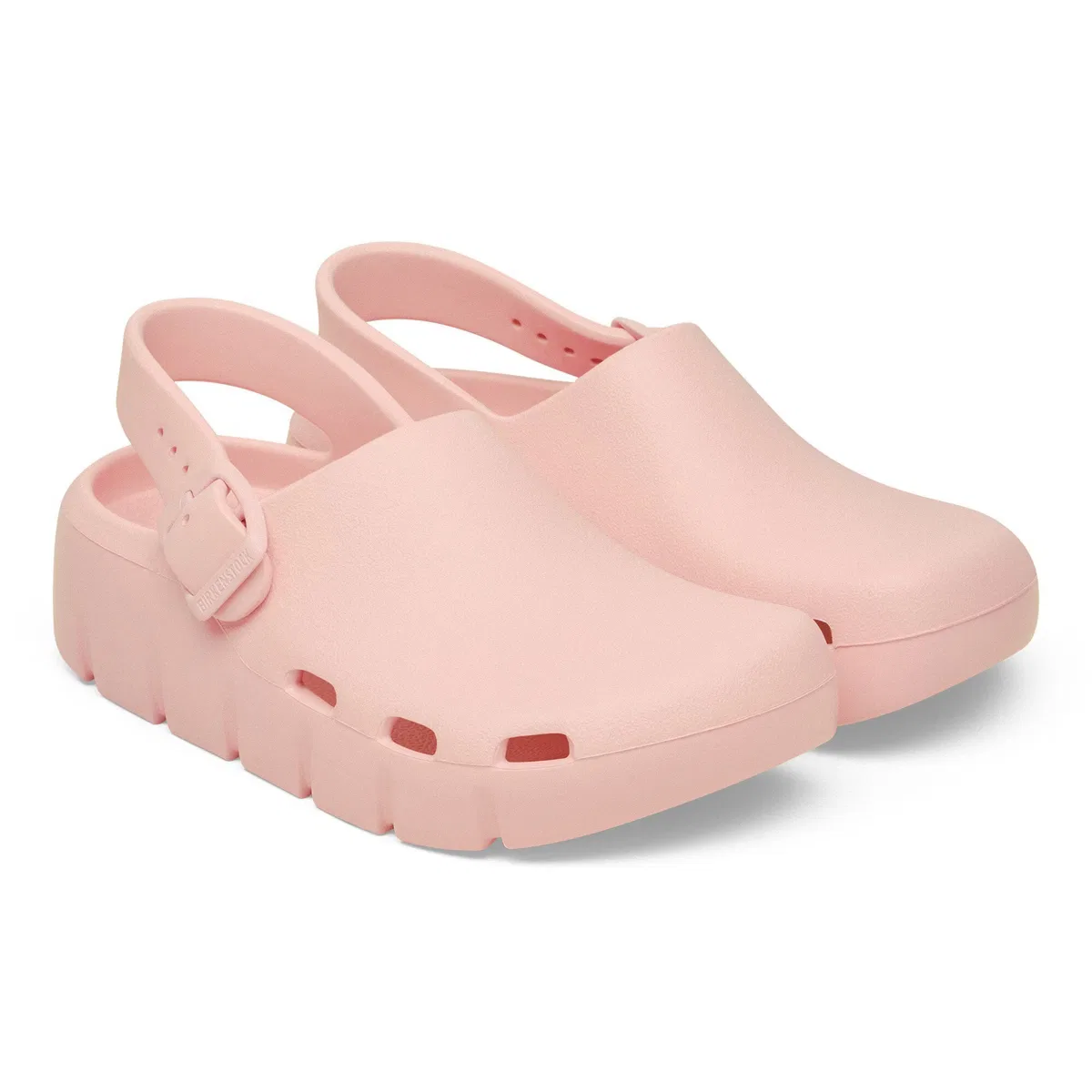 Детские сандалии с фиксированным ремешком Birki Flow Birkenstock, Eva Light Rose — фото 3