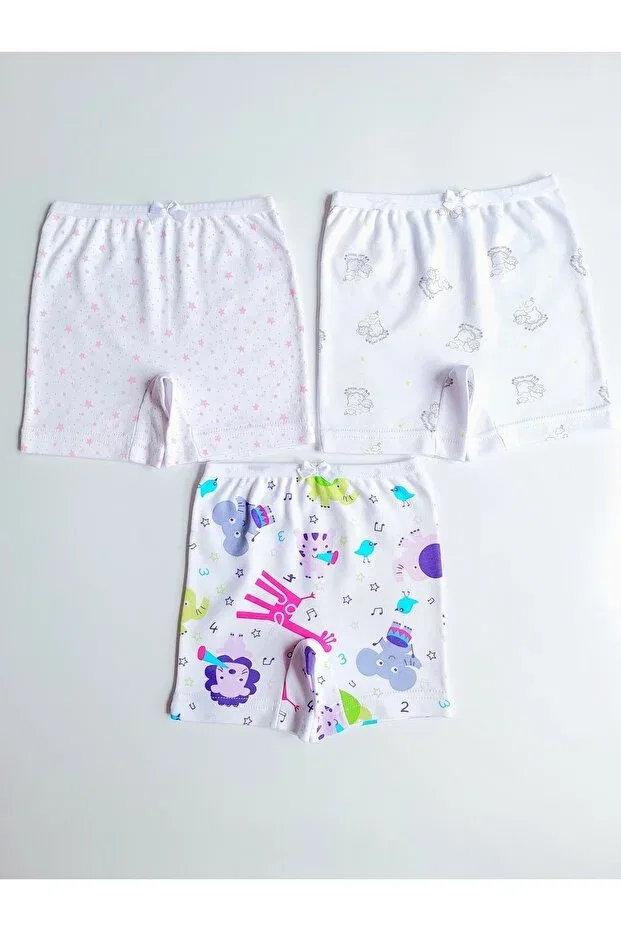 Детские трусы-боксеры для девочек хлопковые с принтом Çebikids, Patterned — фото 3