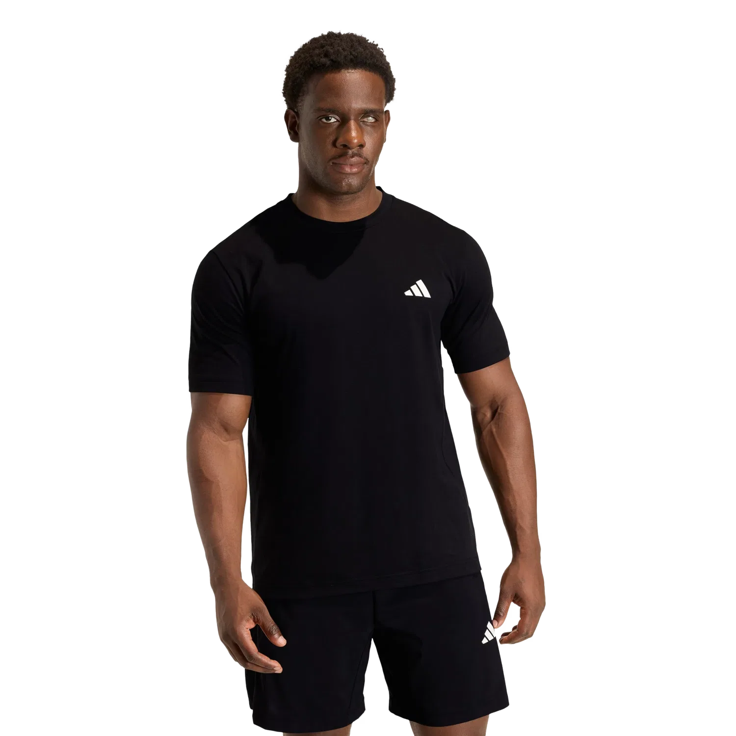 Мужская тренировочная футболка WORKOUT ESSENTIALS FEELREADY Adidas, черный — фото 2