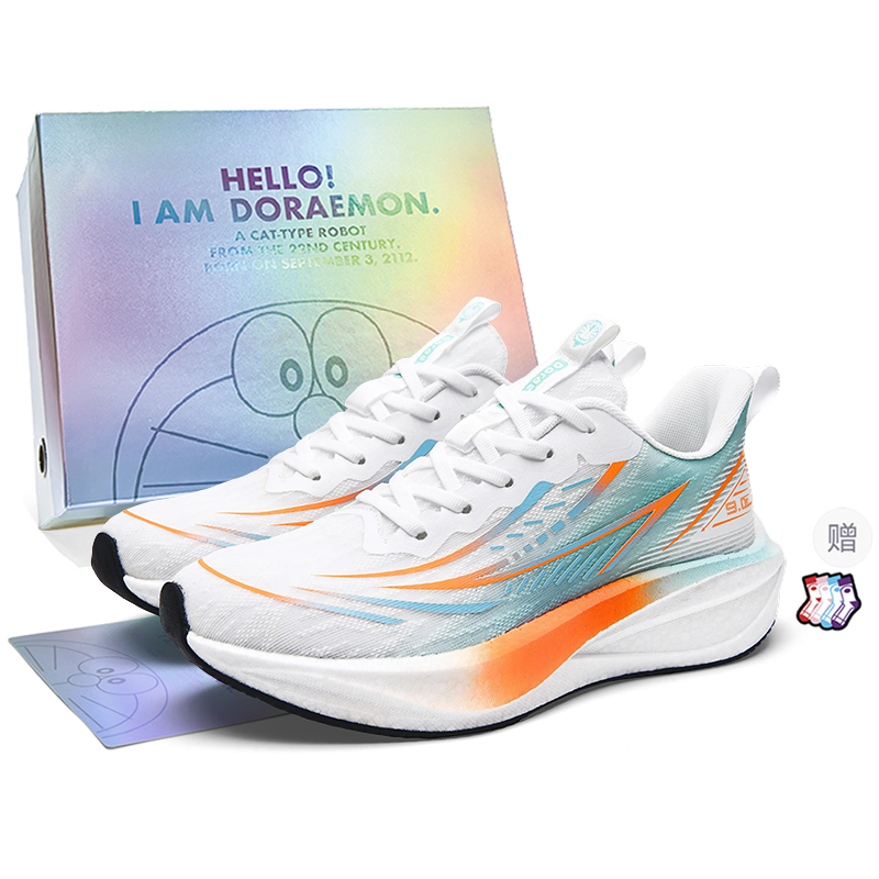 

Doraemon Дораэмон Низкие кроссовки для бега унисекс - огненно-оранжевые (лимитированная коллекция в коробке), цвет Flame Orange (Box Limited Edition)