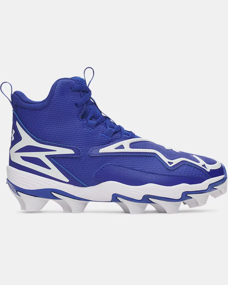 Детские бейсбольные шиповки с амортизацией EVA UA Harper 11 RM Jr. UnderArmour, Royal/White