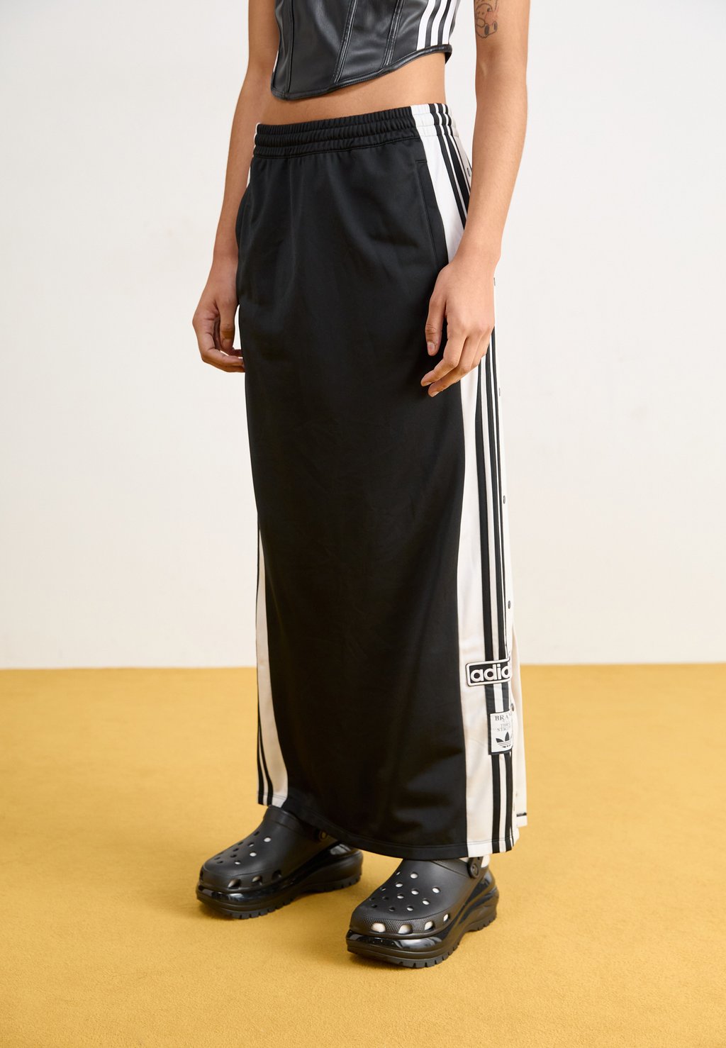 

Юбка макси ADIBREAK adidas Originals, черный