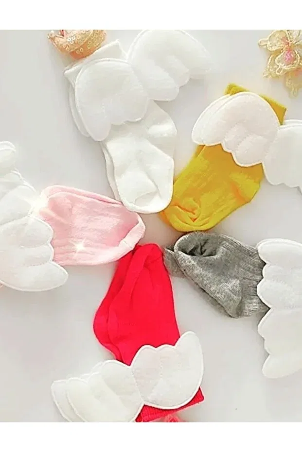 Детские носки для новорожденных с принтом Angel Wing Özkardeşler Baby, Multicolor