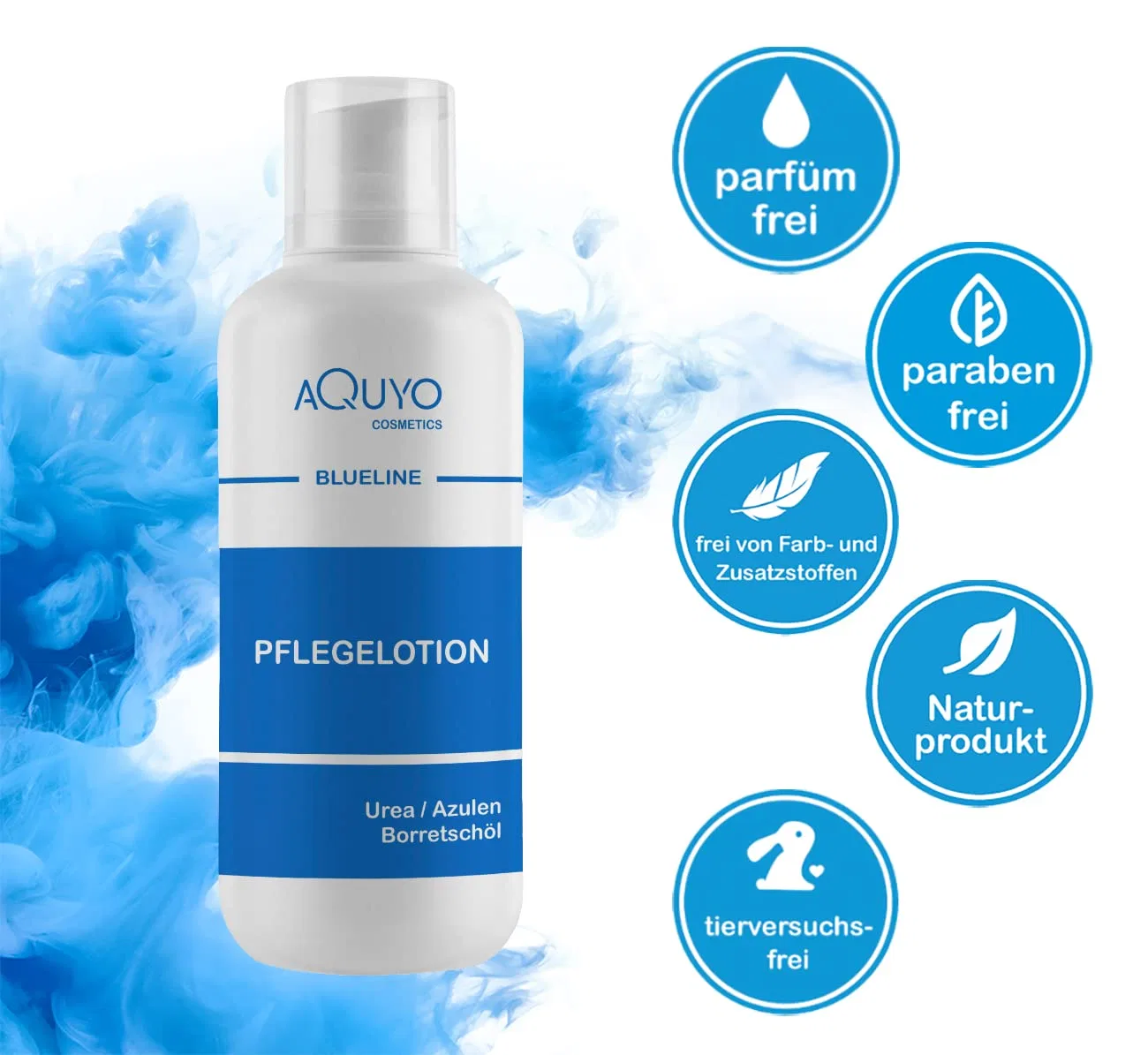 Лосьон для тела против грибка, экземы, сухой кожи, AQUYO Cosmetics, 3 x 500 мл — фото 4
