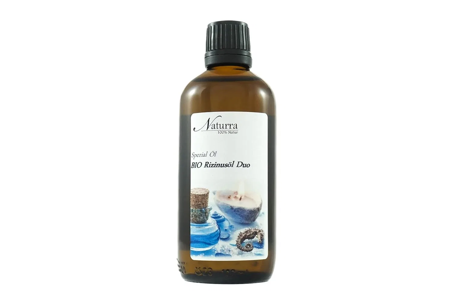 Масло для тела Organic Castor Oil Duo, Naturra, 100 мл, с маслом чиа
