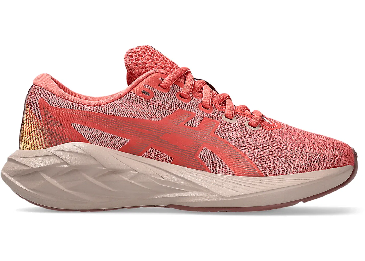 Детские кроссовки для бега Novablast 5 ASICS, Dark Pink Clay Rubble Red