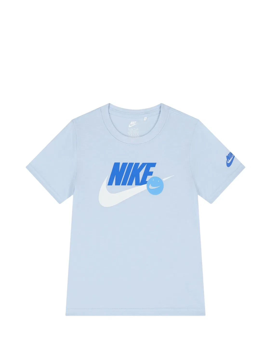 Комплект из футболки и шортов с логотипом Nike Kids, синий — фото 3