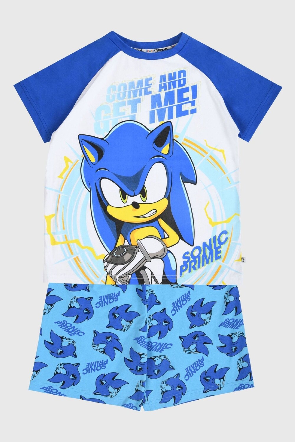 

Короткая пижама для мальчиков Sonic Prime Brand Threads, синий