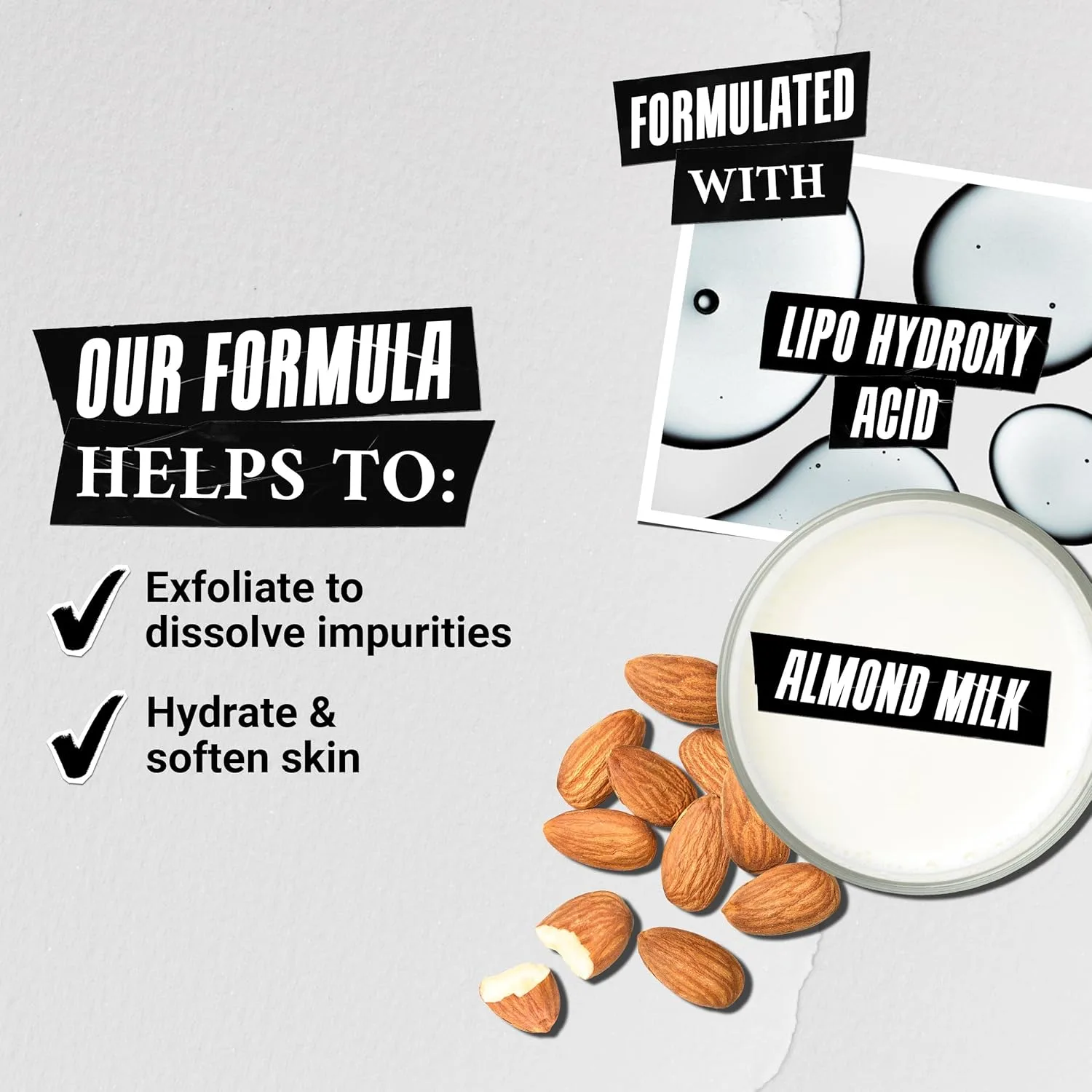 Тоник для лица Kiehl's Daily Refining Milk-Peel, мягкое отшелушивание, выравнивает текстуру, осветляет и смягчает кожу, восстанавливает влагу, с липо-гидроксикислотой и миндальным молоком, 200 мл — фото 3