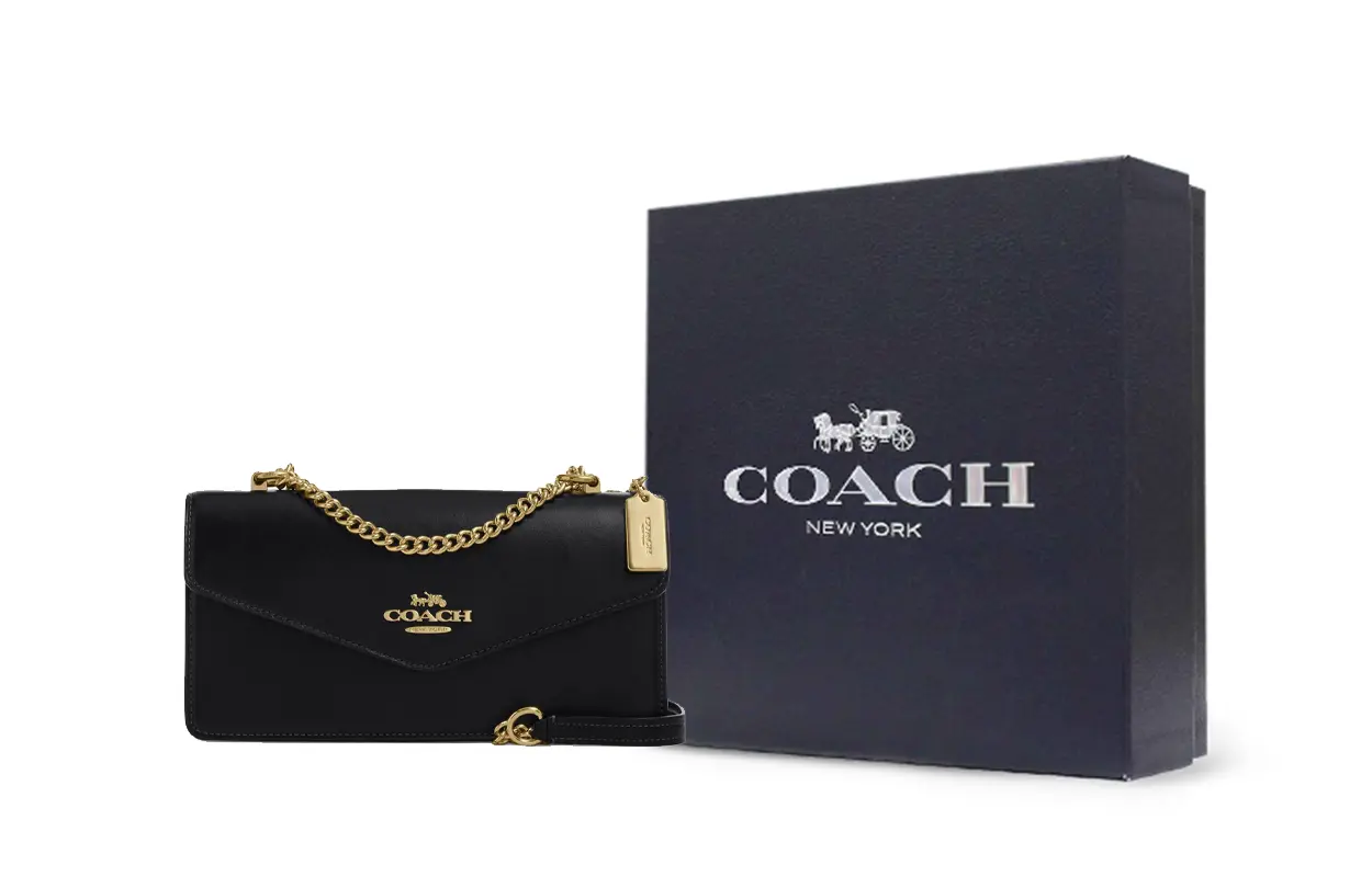 

COACH Кожаный конверт Клэр