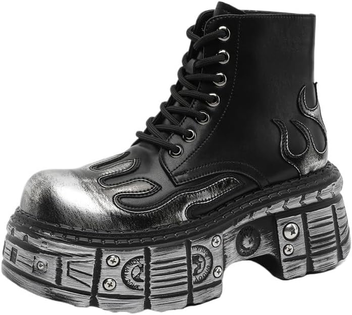 

Мужские ботинки челси, кожаные ботинки в стиле локомотивной милитари, толстая подошва, нескользящая и износостойкая, повседневные, удобные Zestrelax, серебро