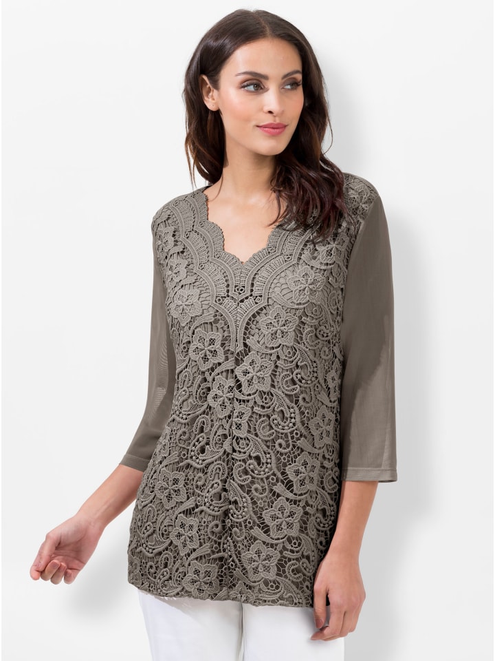 

Кружевная рубашка серо-коричневого цвета WITT WEIDEN