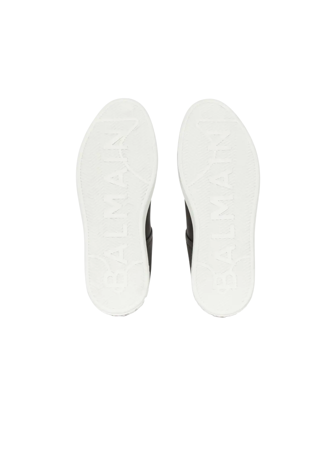 Кроссовки B-Court из телячьей кожи Balmain, белый/черный — фото 4