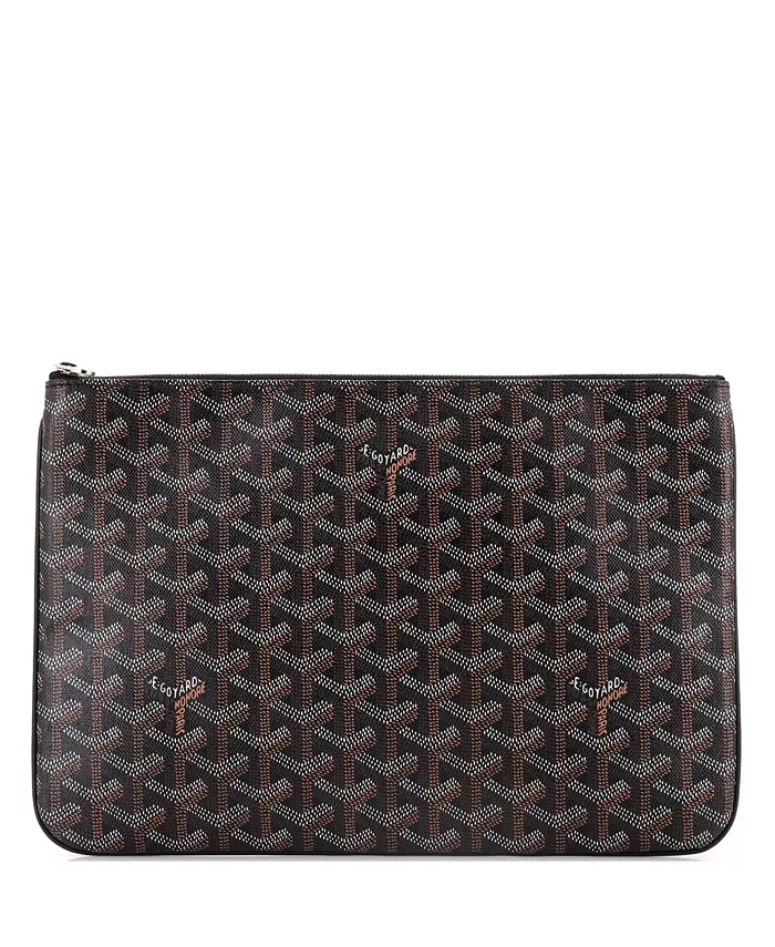 

Сумка-кошелек MM Senat Zip Pouch из лакированного холста Pre-Owned Goyard, черный