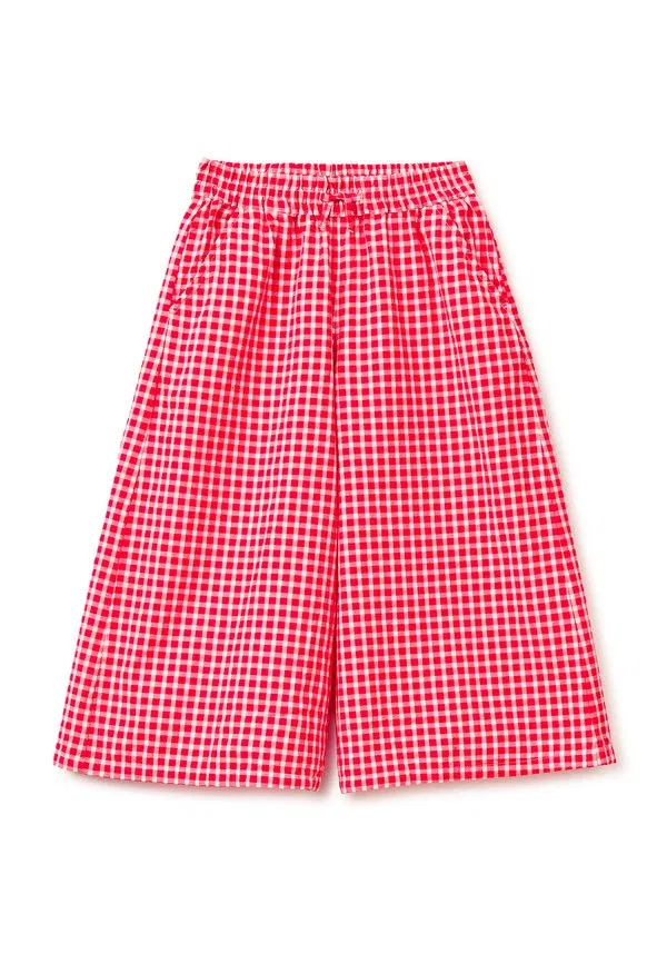 Широкие клетчатые брюки United Colors Of Benetton, Red White