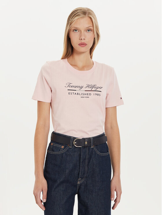 

Футболка стандартного кроя Tommy Hilfiger, розовый