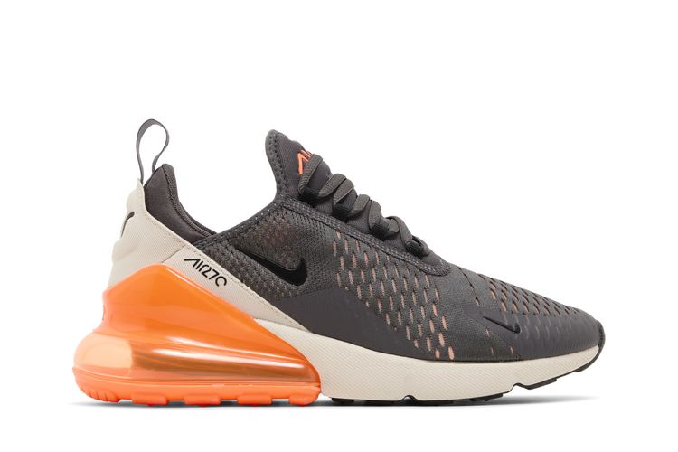 

Кроссовки Air Max 270 'Thunder Grey Total Orange', серый