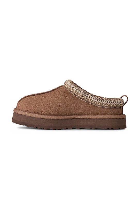 Детские замшевые тапочки K TAZZ Ugg, коричневый — фото 4