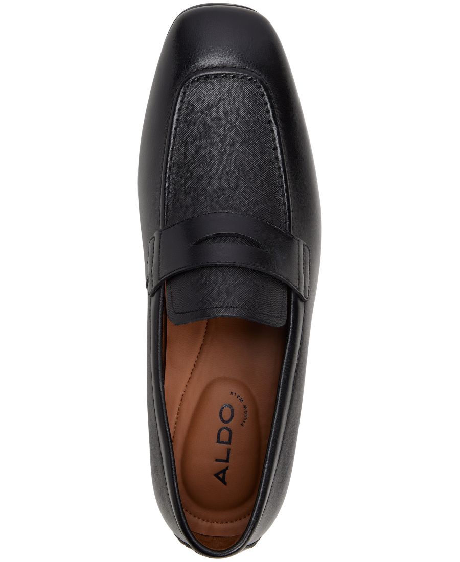 Мужские лоферы Portsmouth без шнурков ALDO, Black — фото 4